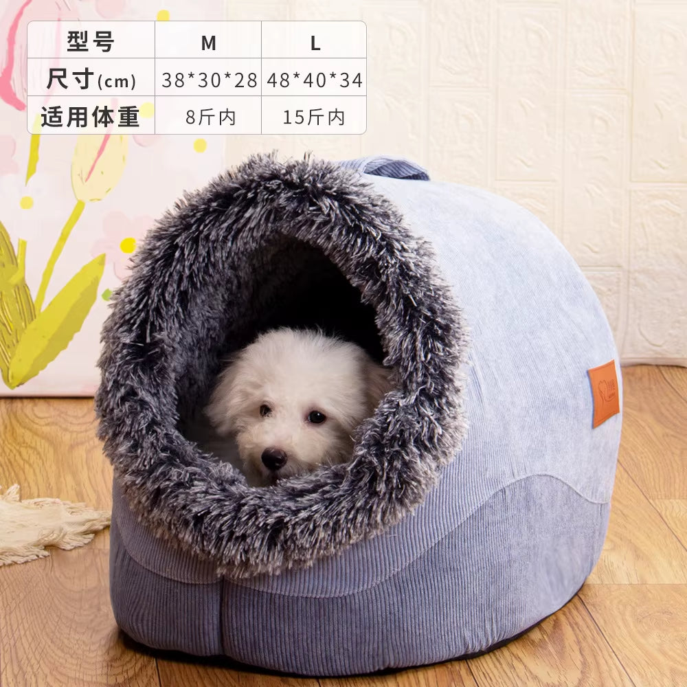 Cozy Bed, Self-Warming House, Cave and Nest for Pets