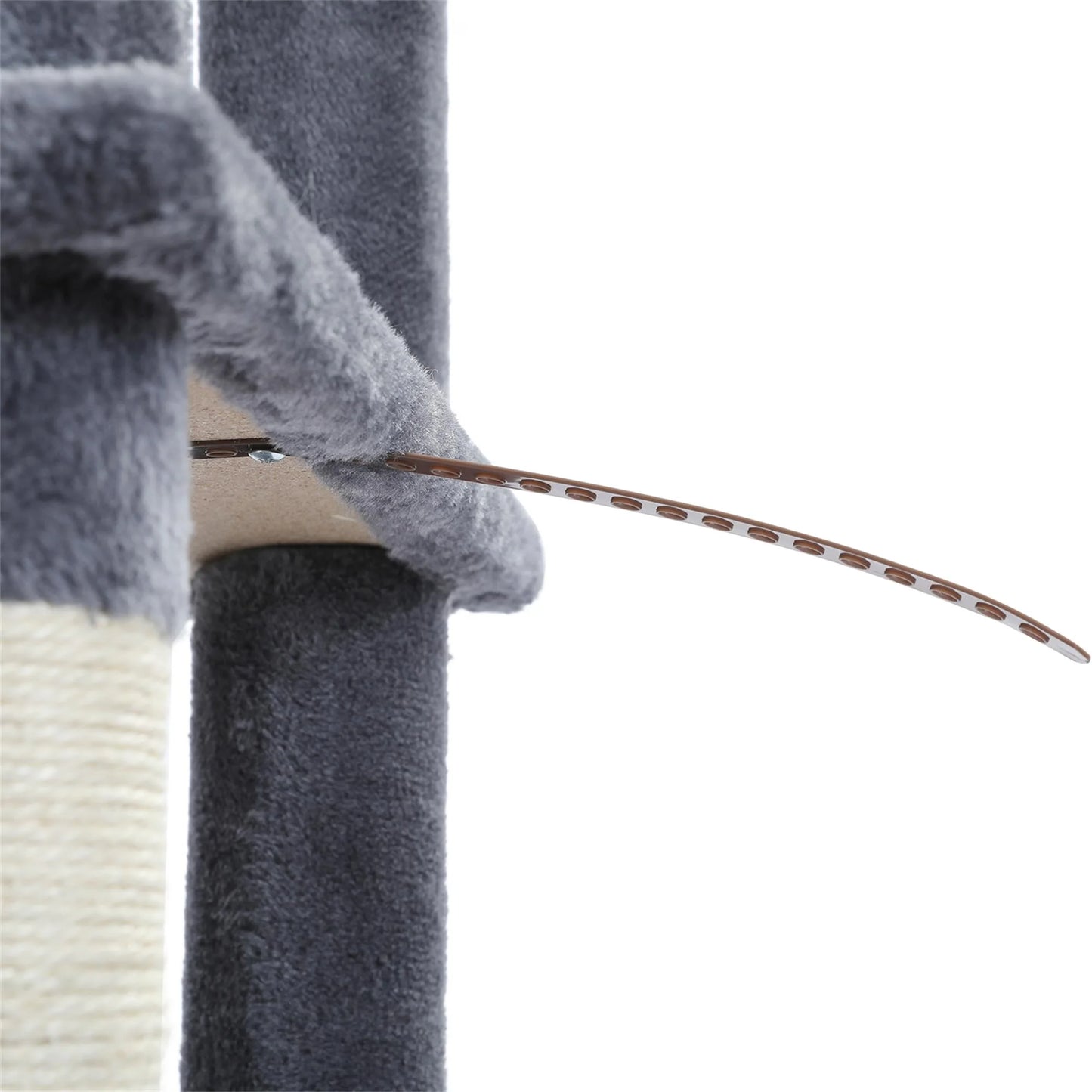 61" Tree Tower for Indoor Cats/Bunnies with Platform and Scratching Posts, Condo Tree House