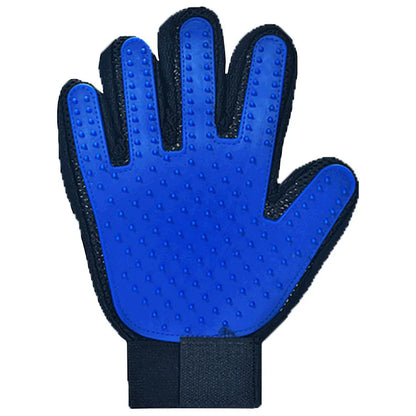 Grooming Glove Hair Deshedding Bath Hair Remover Clean Massage Brush for Animal