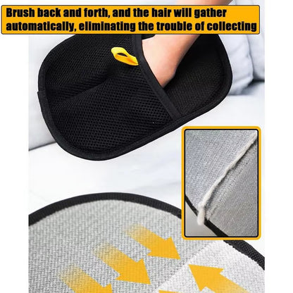Double-Sided Deshedding Gloves for Pets for Grooming and Bonding