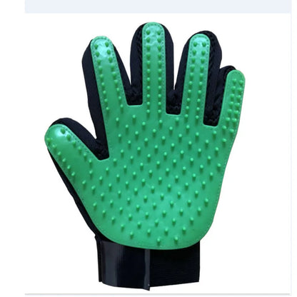 Grooming Glove Hair Deshedding Bath Hair Remover Clean Massage Brush for Animal