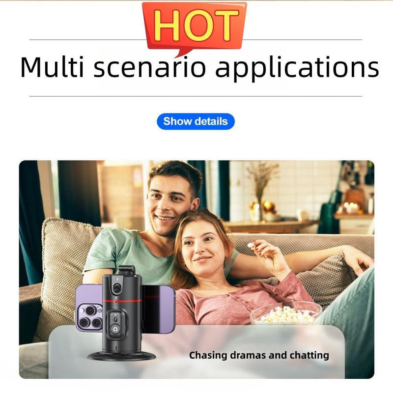 Gesture Recognition Gimbal Stabilizer & Selfie Stick Tripod, Intelligent Control Stabilizer & Adjustable Selfie Stick, Selfie Accessories, Travel Tripod